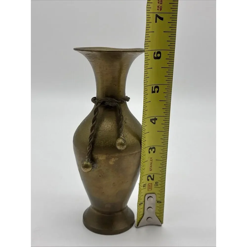 Vintage Messing Vase India Hand Made BRASS